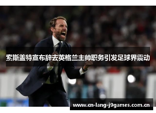 索斯盖特宣布辞去英格兰主帅职务引发足球界震动
